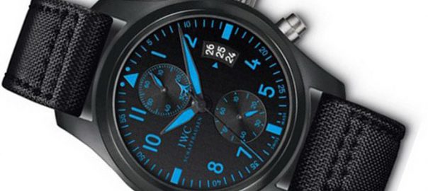 The black dials fake watches are made from black ceramic.